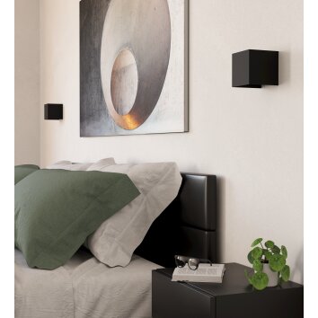 Eglo lights VALMONTONE wall light LED black