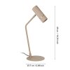 Eglo lights CAMINIA table lamp LED brass, sand-coloured
