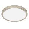 Eglo lights EGLO ceiling light LED matt nickel, Colour changer