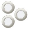 Eglo lights EGLO recessed light LED matt nickel, Colour changer
