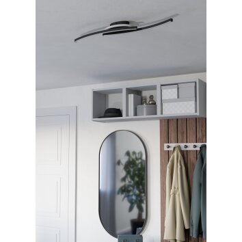 Eglo lights LUNGOLAGO ceiling light LED black