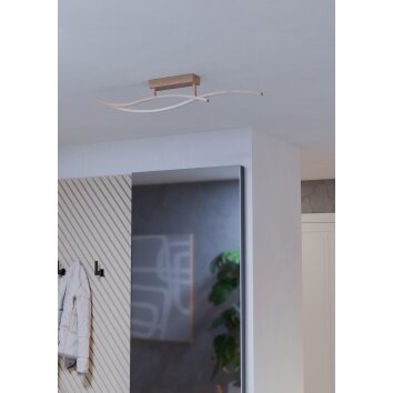 Eglo lights GRISOLIA ceiling light LED brown