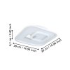 Eglo lights TIRIOLO ceiling light, wall and ceiling light LED silver, white