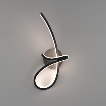 Eglo lights CARDONCITO wall light LED black, Colour changer