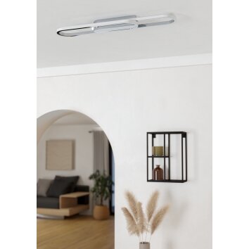 Eglo lights CONIVARENA ceiling light LED chrome, Colour changer