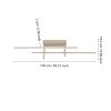 Eglo lights TREPILIANO ceiling light LED sand-coloured
