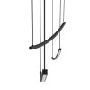 Eglo lights VILLEGGI hanging light LED black, Colour changer