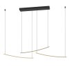 Eglo lights VILLEGGI hanging light LED brass, Colour changer