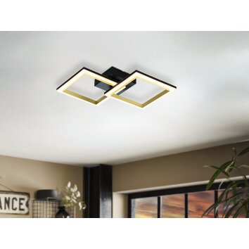 Eglo lights CALLIERA ceiling light LED brass, black
