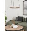 Eglo lights MEZZOMONTE hanging light LED sand-coloured, Remote control
