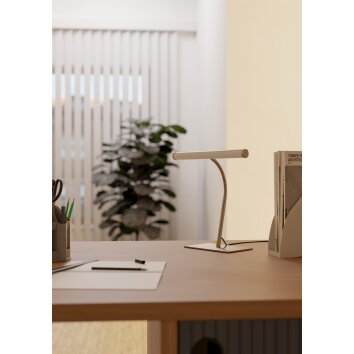 Eglo lights RICCIONE table lamp LED matt nickel