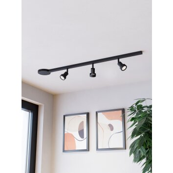 Eglo lights System ceiling light, Rail system black