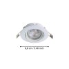 Eglo lights FAVAZZINA recessed light LED white