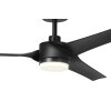 Eglo lights ORCUTT Ceiling fan light LED black, Remote control
