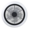 Eglo lights mit Ceiling fan light LED black, white, Remote control