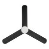 Eglo lights Bündiger Ceiling fan light LED black, Remote control, Colour changer