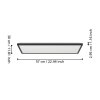 Eglo lights ROVITO-Z ceiling light LED black, Colour changer