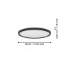 Eglo lights ROVITO-Z ceiling light LED black, Colour changer