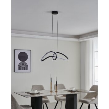 Eglo lights CALAROSSA-Z hanging light LED black, Colour changer