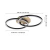 Eglo lights LOMALTAS-Z ceiling light LED brown, black