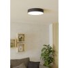 Eglo lights GALLIZZI-Z ceiling light LED black, Colour changer