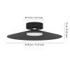 Eglo lights CONOMAVILLA-Z ceiling light LED black, Colour changer
