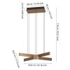 Eglo lights FOLCINO-Z hanging light LED bronze, black, Colour changer
