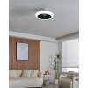 Eglo lights mit Ceiling fan light LED black, white, Remote control