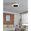 Eglo lights mit Ceiling fan light LED black, white, Remote control