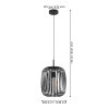 Eglo lights ROMAZZINA hanging light black