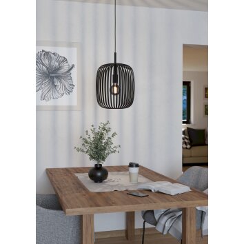 Eglo lights ROMAZZINA hanging light black