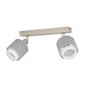 Eglo lights BELLIZZI ceiling light, ceiling spotlight matt nickel