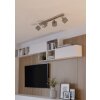 Eglo lights BELLIZZI ceiling light, ceiling spotlight matt nickel