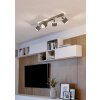 Eglo lights BELLIZZI ceiling light, ceiling spotlight matt nickel