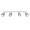 Eglo lights BELLIZZI ceiling light, ceiling spotlight matt nickel