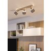 Eglo lights BELLIZZI ceiling light, ceiling spotlight matt nickel