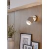 Eglo lights BELLIZZI ceiling spotlight, wall light matt nickel