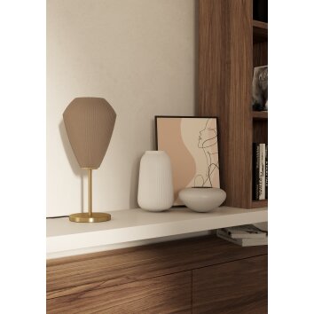 Eglo lights CAPRAROLA table lamp brass