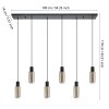 Eglo lights MAIONE hanging light black