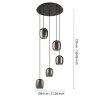 Eglo lights CIAMPINO hanging light black