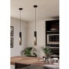 Eglo lights BARBOTTO hanging light LED brown, black