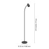 Eglo lights CARLO floor lamp black