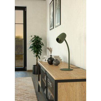 Eglo lights CARLO table lamp green
