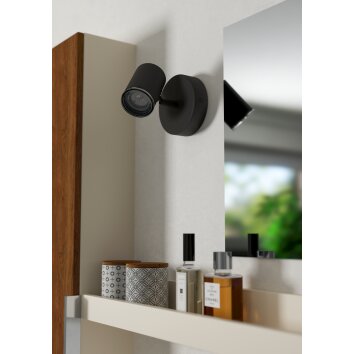 Eglo lights EGLO ceiling spotlight, wall light black