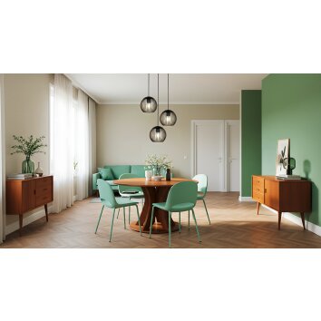 Eglo lights ALMANZORA hanging light copper, black