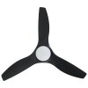 Eglo lights TUNITAS Ceiling fan light LED black, Remote control, Colour changer