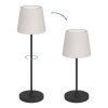 Eglo lights LEONERO table lamp LED black, Remote control