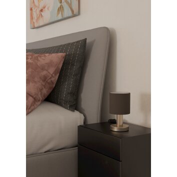 Eglo lights MONTETTO table lamp matt nickel