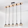 Ripoll hanging light, globe light, pendant light Ecru, black, 5-light sources