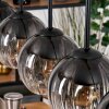 Koyoto hanging light, globe light, pendant light Ecru, black, 5-light sources